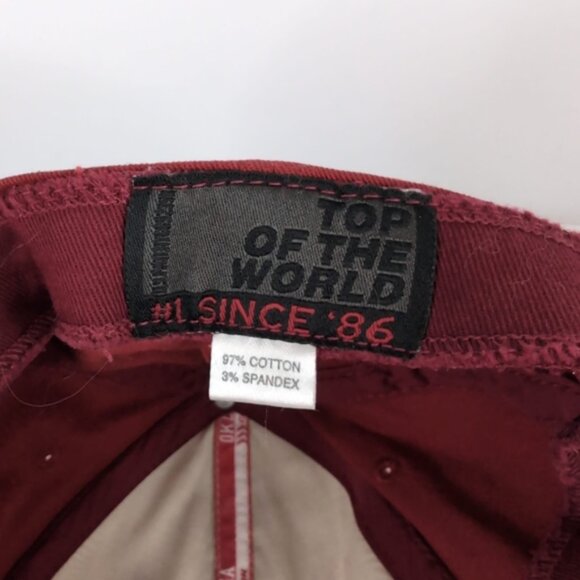 Oklahoma Sooners Football Retro Collegiate Vintage Style Distressed Hat Cap - Picture 3 of 7